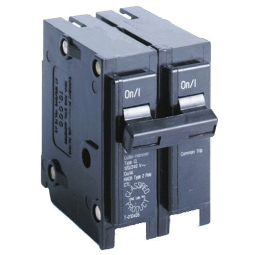Eaton Corporation CL220CS Double Pole Ul Classified Replacement Breaker, 240V, 20-Amp
