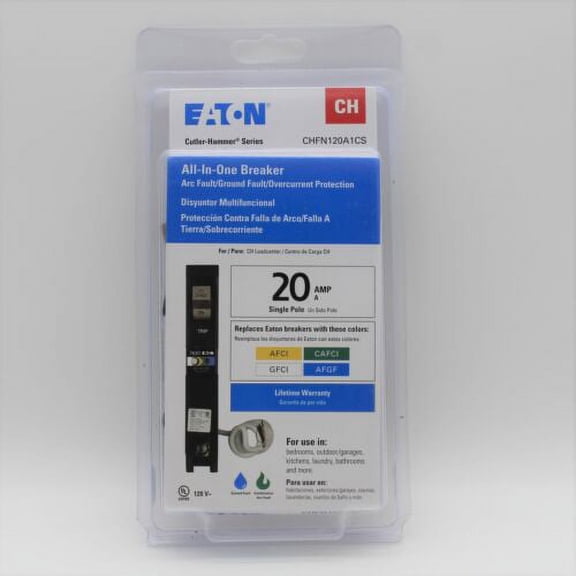 Eaton CH Series 20 Amp All-in-One Breaker, CHFN120A1CS