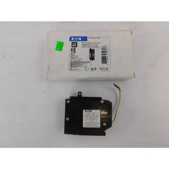 Eaton Cutler Hammer BRCAF115QN 1 Pole 15 Amp 120v Combination Arc Fault Circuit Breaker BR BRCAF AF AFI AFCI