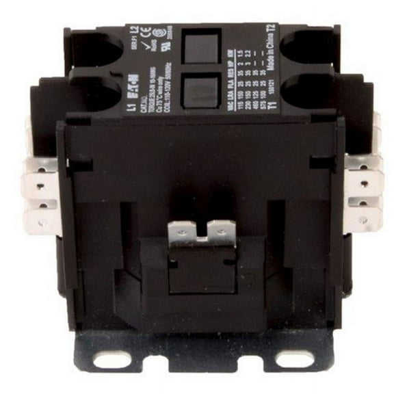 Eaton C25BNB240A Compact Definite Purpose Contactor, 40A Inductive Current Rating, 3 Max HP Rating at 115V, 7.5 Max HP Rating at 230V, 120VAC Coil Voltage
