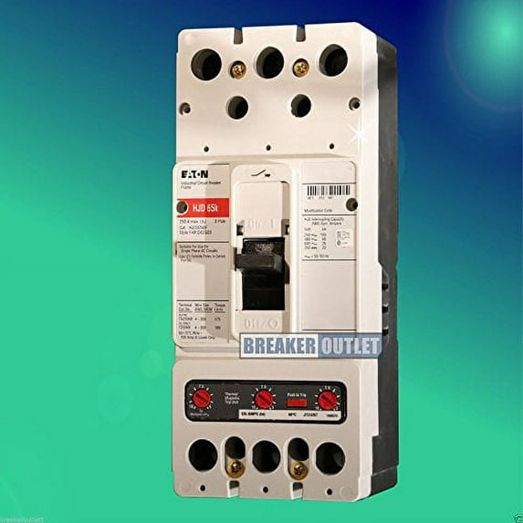 Eaton Cutler Hammer HJD3125 3 Pole 125 Amp 600v Circuit Breaker HJ HJD