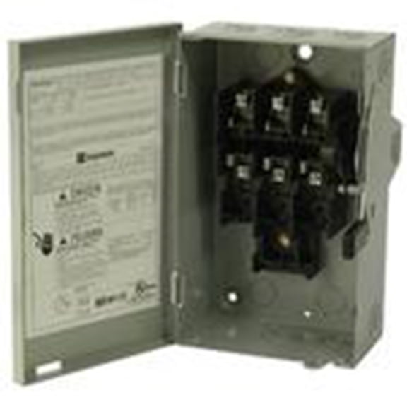 Eaton DG323UGB Safety Switch, 100A, 3P, 240V,Type DG, Non-Fusible, NEMA 1