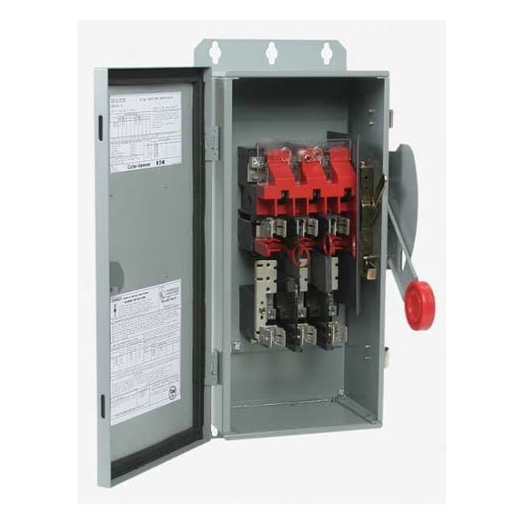 Eaton DH362UGK 3 Wire 3 Pole Non-Fusible K Series Heavy-Duty Safety Switch 600 Volt AC 60 Amp NEMA 1