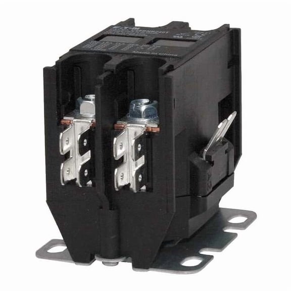 Definite Purpose Magnetic Contactor, 24V AC, 2 P, Non-Reversing, 1 Phase, Quick Connect