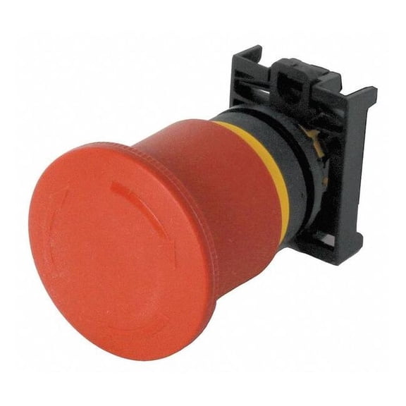 Eaton E-Stop Pushbutton Operator,Red,22mm M22-PVT45P