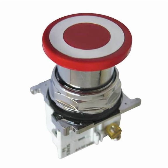 Cutler-Hammer Emergency Stop Push Button,Red 10250T4B62-3X
