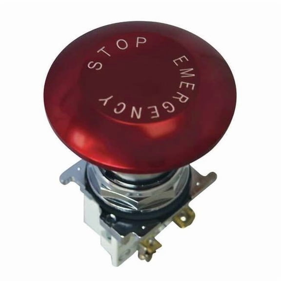 Cutler-Hammer Emergency Stop Push Button,Red 10250T5J63-71X