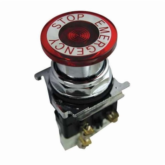 Cutler-Hammer Illuminated Emergency Stop Push Button 10250T597LED24-71X