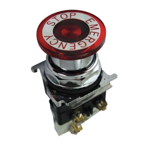 Eaton Cutler-Hammer Illuminated Emergency Stop Push Button 10250T563LED06-71X