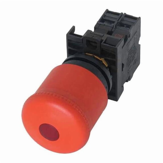 Eaton Illuminated Emergency Stop Push Button M22-PVL-K01-230R