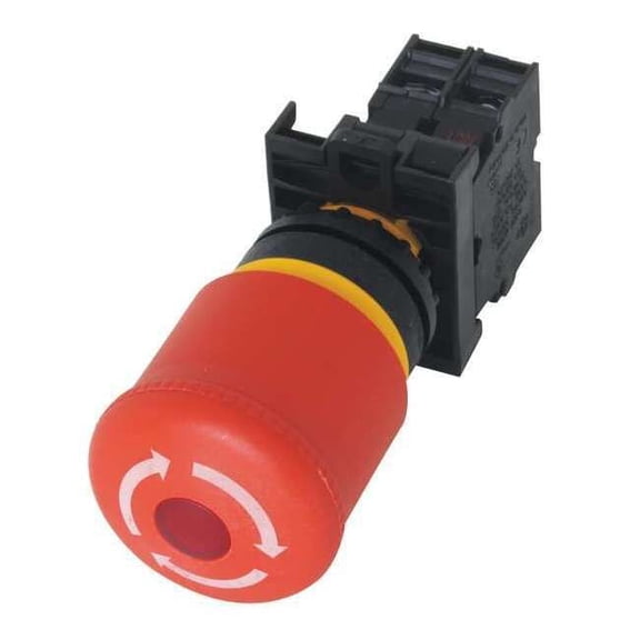 Illuminated Emergency Stop Push Button M22-PVLT-K01-R