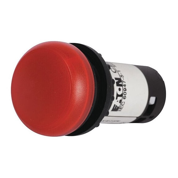 Eaton Raised Indicator Light,Red,120VAC C22-L-R-120