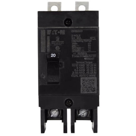 Eaton GHB2025 Circuit Breaker,25A,Bolt On,277/480V,2P