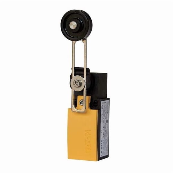 Limit Switch, Roller Lever, Rotary, 1NC/1NO, 4A at 400V AC, Actuator Location: Side