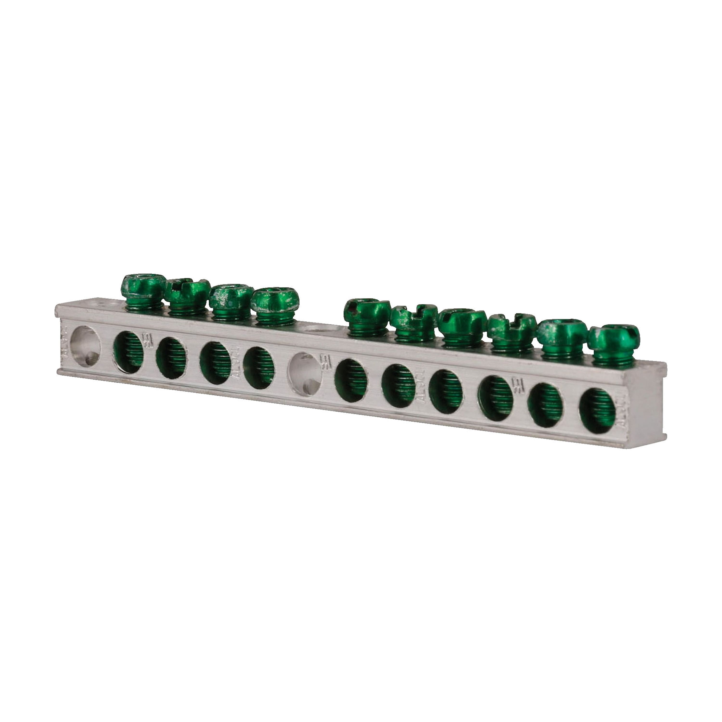 Junction Bar Kit Eaton Ground Bar Kit GBK10P, 10 Terminals, Aluminum, 4.29 In Length ...