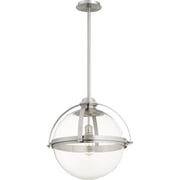 Eaton Hill 1 Light Pendant in Transitional Style 19.5 inches Wide By 20 inches High-Satin Nickel Finish Bailey Street Home 183-Bel-3400862