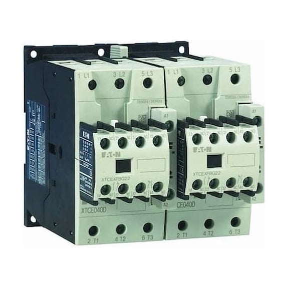 Eaton IECMagContactor, Reversing, 110/120VAC XTCR040D11A