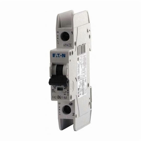 Eaton IEC Mini Circuit Breaker,2A,1P,277/480V FAZ-C2/1-NA-SP