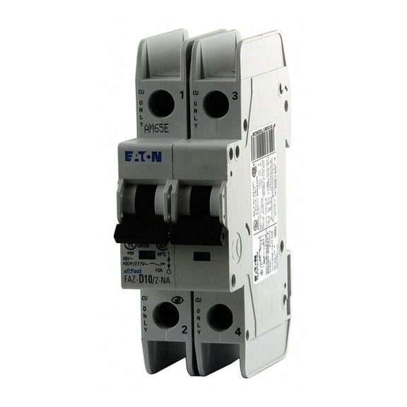 Eaton IEC Mini Circuit Breaker,3A,2P,277/480V FAZ-D3/2-NA