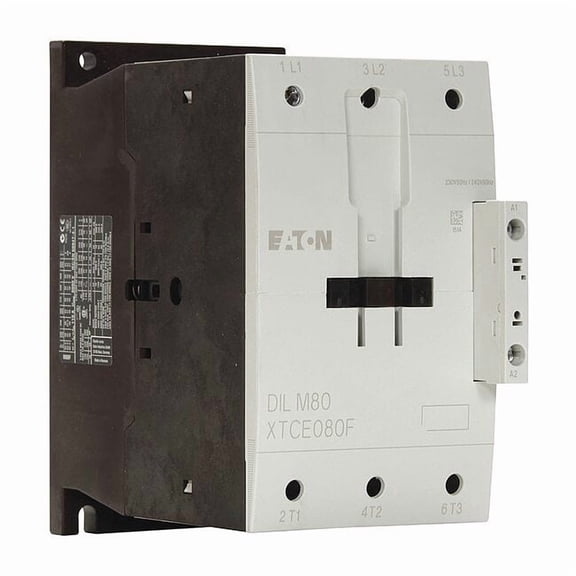 IEC Magnetic Contactor, No Auxiliary Contacts, 120V AC, 3 P, Non-Reversing, Screw XTCE080F00A