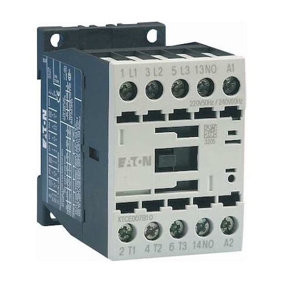 IEC Magnetic Contactor, 1NO, 208V AC, 3 P, Non-Reversing, Screw XTCE007B10E