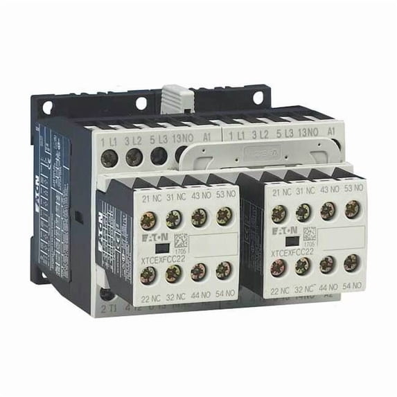 IEC Magnetic Contactor, 1NC/2NO, 120V AC, 3 P, Reversing, Screw