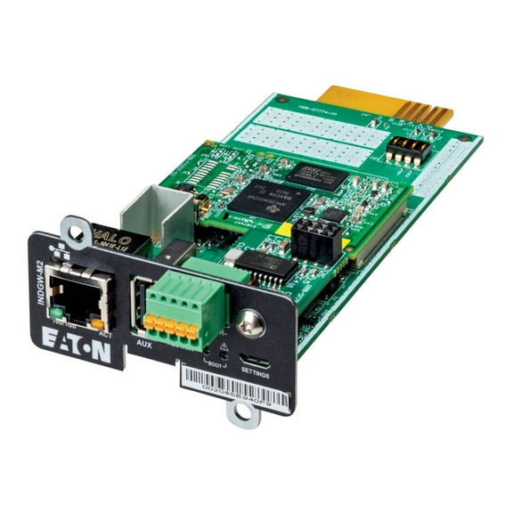 Eaton Cybersecure Gigabit Industrial Gateway Card for UPS and PDU, UL 2900-1 and IEC 62443-4-2 Certified