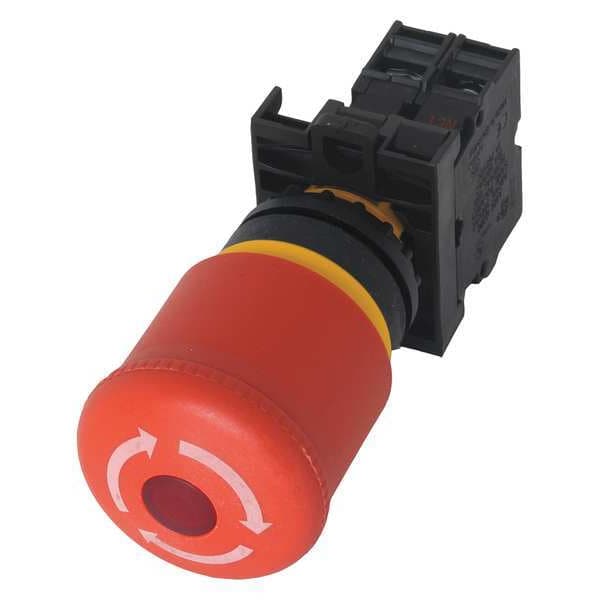 Eaton Illum Push Button Operator,22mm,Red M22-PVLT45P - Walmart.com