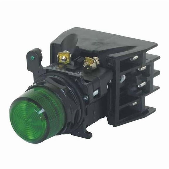Cutler-Hammer Pilot Light,LED,24VAC/DC,Green 10250T197HLGP24