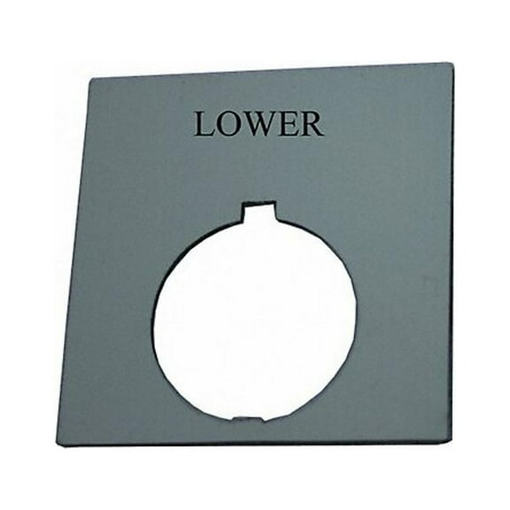 Eaton Legend Plate,Square,Lower,Black HT8SP23