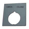 thumbnail image 1 of Eaton Legend Plate,Square,Open Close,Black HT8SP43, 1 of 1