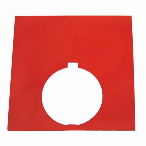 Eaton Blank Legend Plate,White/Red or Black 10250TLP77