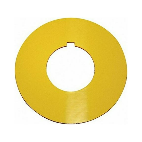 Eaton Legend Plate, White/Yellow/Red, Round 10250TRP76