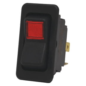 Eaton Lighted Rocker Switch, Black, Off/On 8005K23N313V22