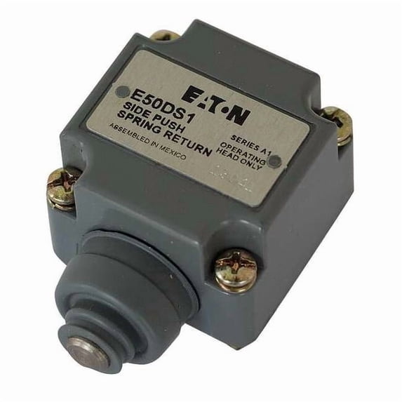 Eaton Cutler-Hammer Limit Switch Head,Push Bttn,Side,.06 In E50DS1