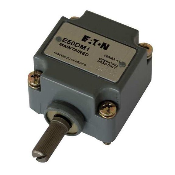 Eaton Cutler-Hammer Limit Switch Head,Rotary Lvr,Side,.63 In E50DM1