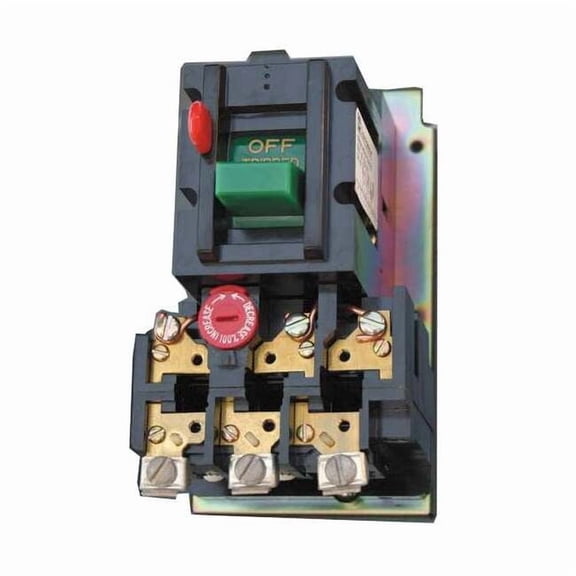 Eaton Manual Motor Starter, NEMA M-0, 3 P, 3 Phase, Toggle, 5 A B100M0C
