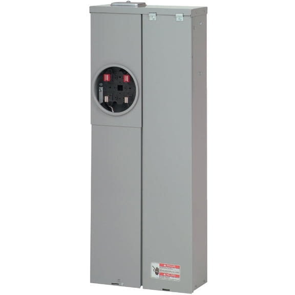 Eaton Mbe2040B200Bs Br Outdoor Main Breaker Meter and Panel House Combo, 200 Amp, 20 to 40 Circuits
