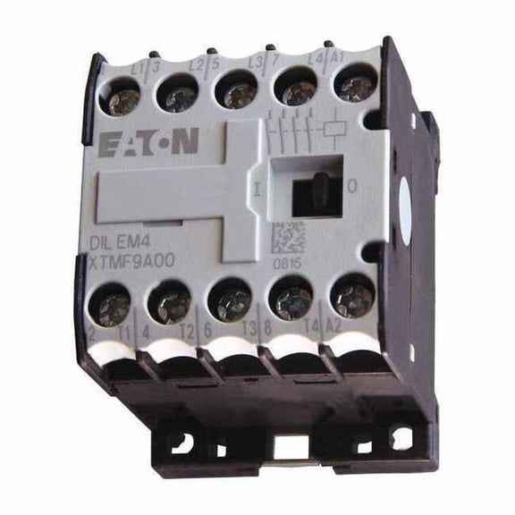 IEC Miniature Magnetic Contactor, No Auxiliary Contacts, 24V DC, 4 P, Non-Reversing, Screw