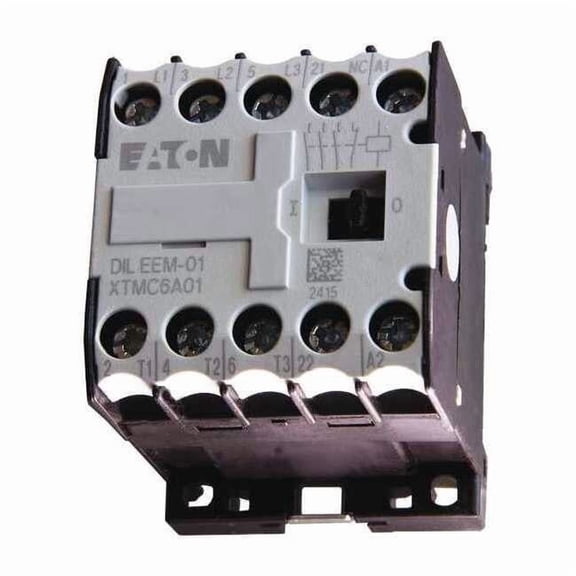 IEC Miniature Magnetic Contactor, 1NC, 24V DC, 3 P, Non-Reversing, Screw XTMC6A01TD