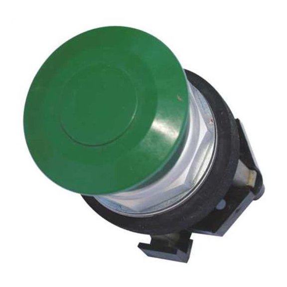 Eaton Mushroom Head Push Button, Green, 30mm HT8AEG