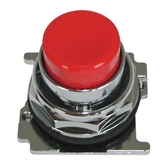 Eaton Cutler-Hammer Non-Illum Push Button Operator,30mm,Red 10250T112