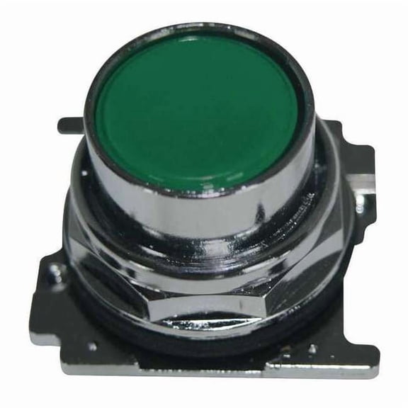 Cutler-Hammer Non-Illum Push Button Operator,Green 10250T103