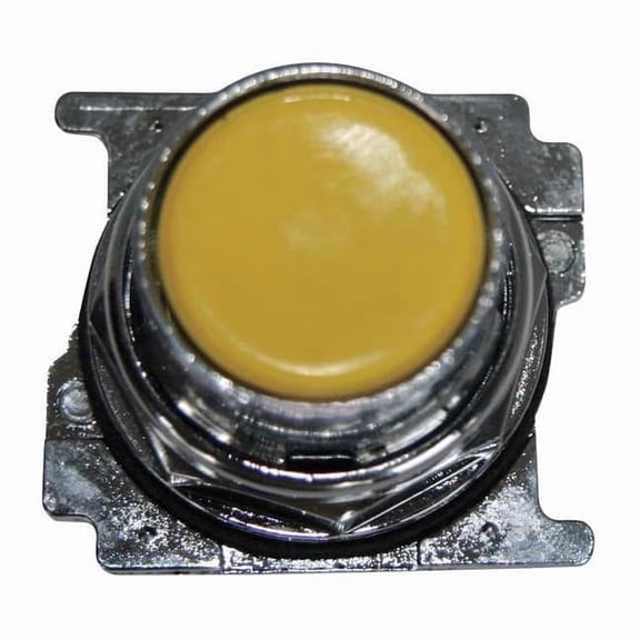Cutler-Hammer Non-Illum Push Button Operator,Yellow 10250T104