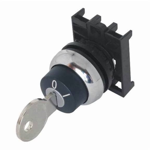 Eaton Non-Illum Selector Swtch,22mm,2 Pos,Keyd M22M-WRS-A1