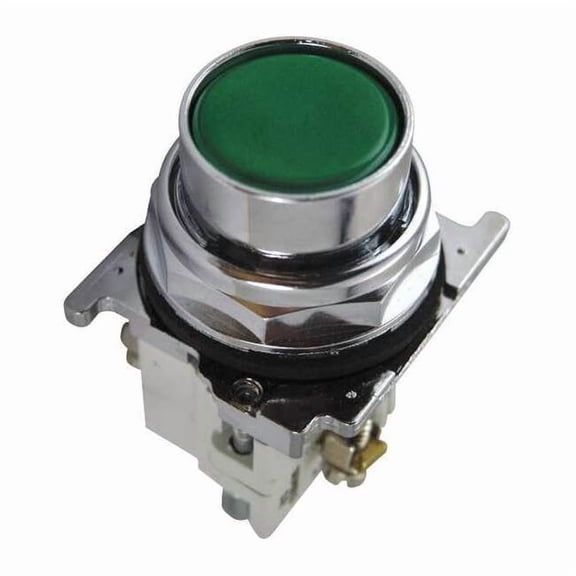 Cutler-Hammer Non-Illuminated Push Button,30mm,Green 10250T23G