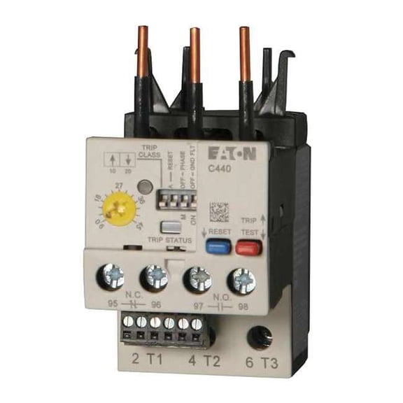 Eaton Overload Relay, 1NC/1NO, 1 A Min current, 5 A Max current XTOE005BCS