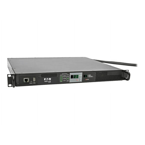 Tripp Lite Pdu Monitored Horizontal 5.8kw 208/240v L6-30r 2 L6-30p Ats 1urm - Nema L6-30p - 1 X Nema L6-30r - 230 V Ac - 1urack-mountable (pdumnh30hvat)
