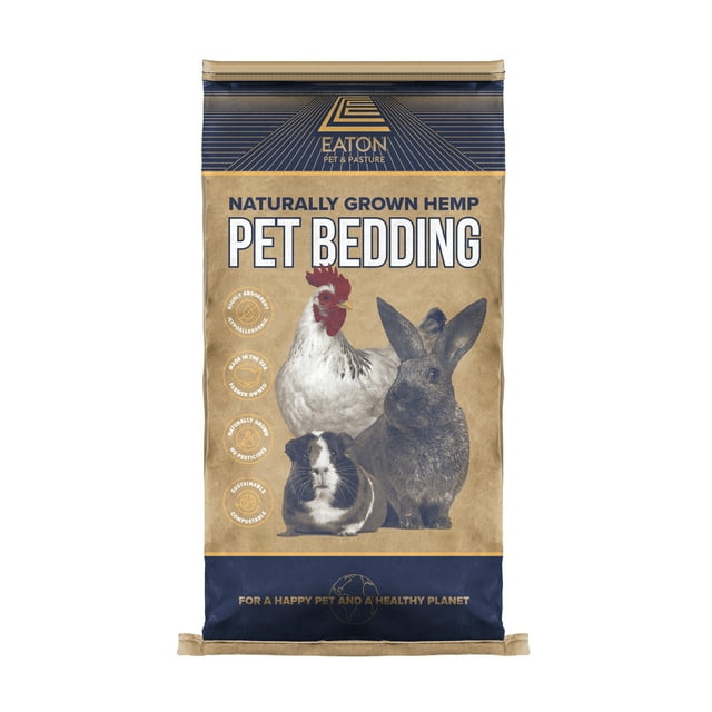 Eaton Pet and Pasture, Naturally Grown Hemp Pet Bedding for Chicken