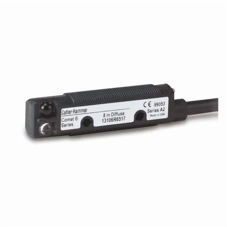Eaton Photoelectric Sensor, Cylindrical, Diffuse 13100RQD03